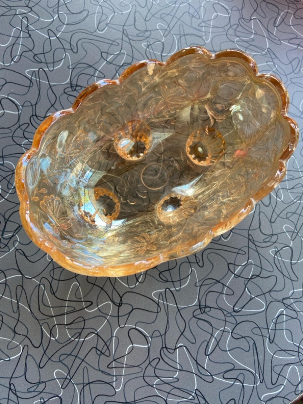 Jeanette Depression Glass Dish